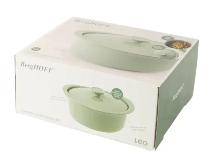 Covered Round Baking Dish Balance 4.5L Sage