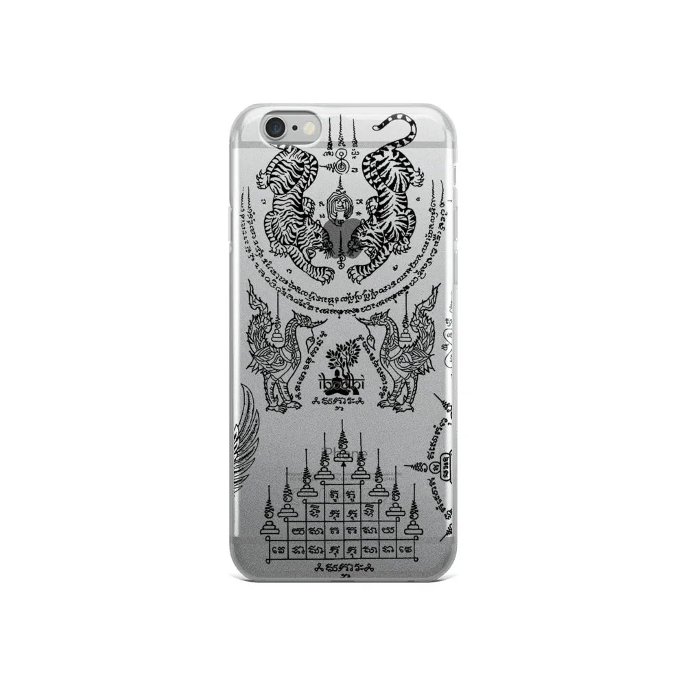 Covered With Sacred Thai Buddhist Tattoos iPhone Case
