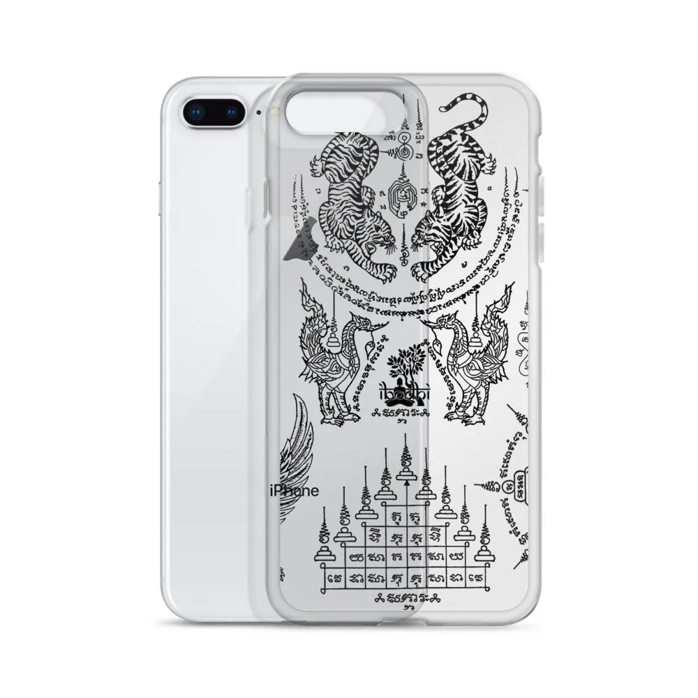 Covered With Sacred Thai Buddhist Tattoos iPhone Case