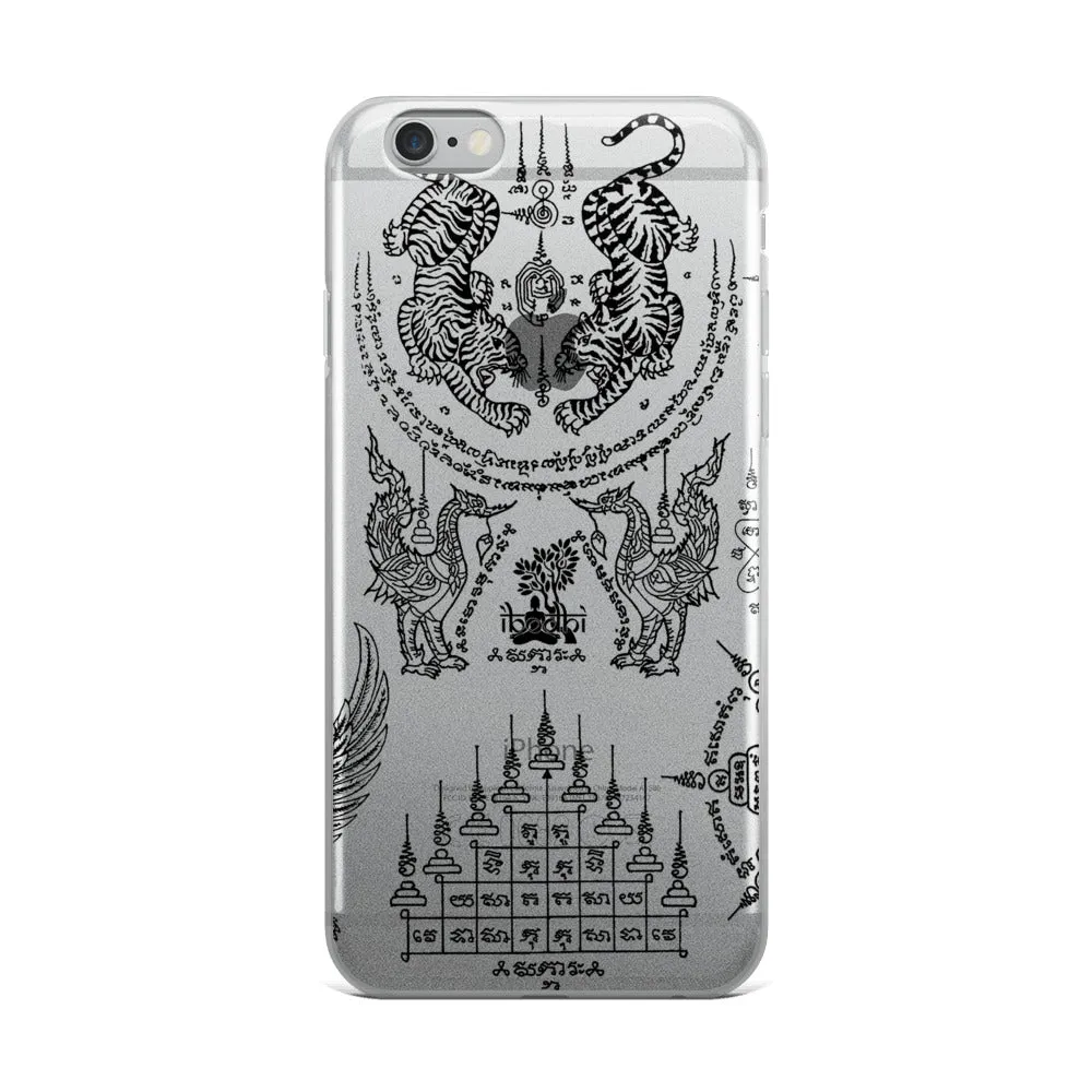 Covered With Sacred Thai Buddhist Tattoos iPhone Case