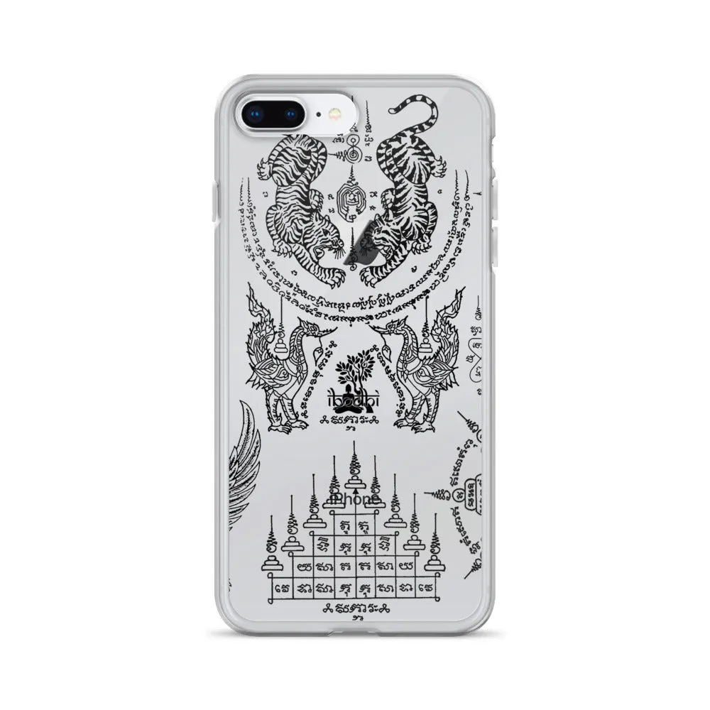 Covered With Sacred Thai Buddhist Tattoos iPhone Case