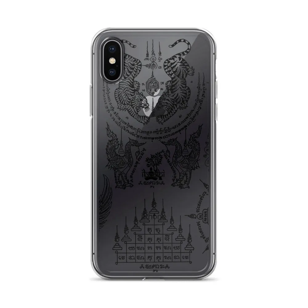 Covered With Sacred Thai Buddhist Tattoos iPhone Case