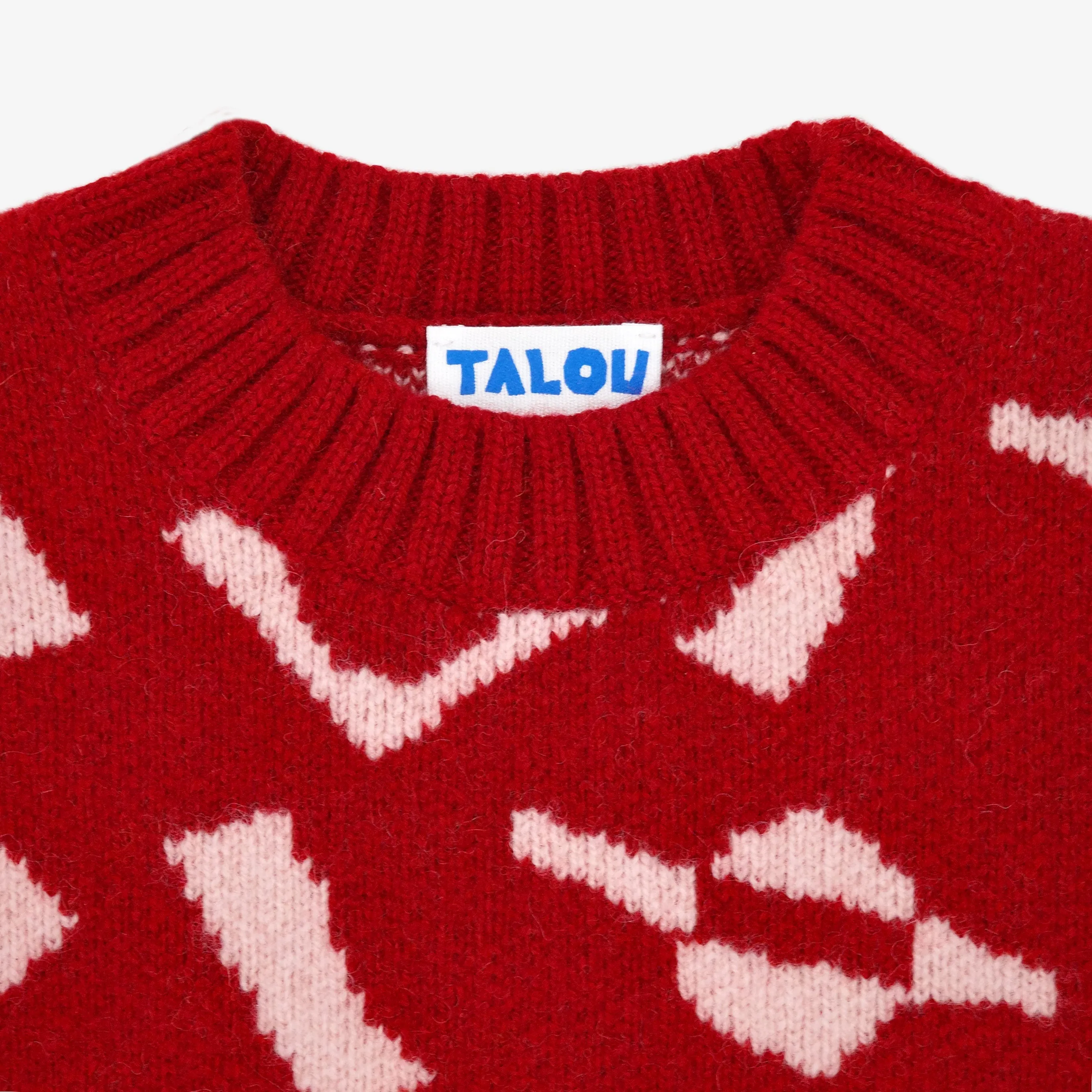 Cut & Stick Jumper - Red