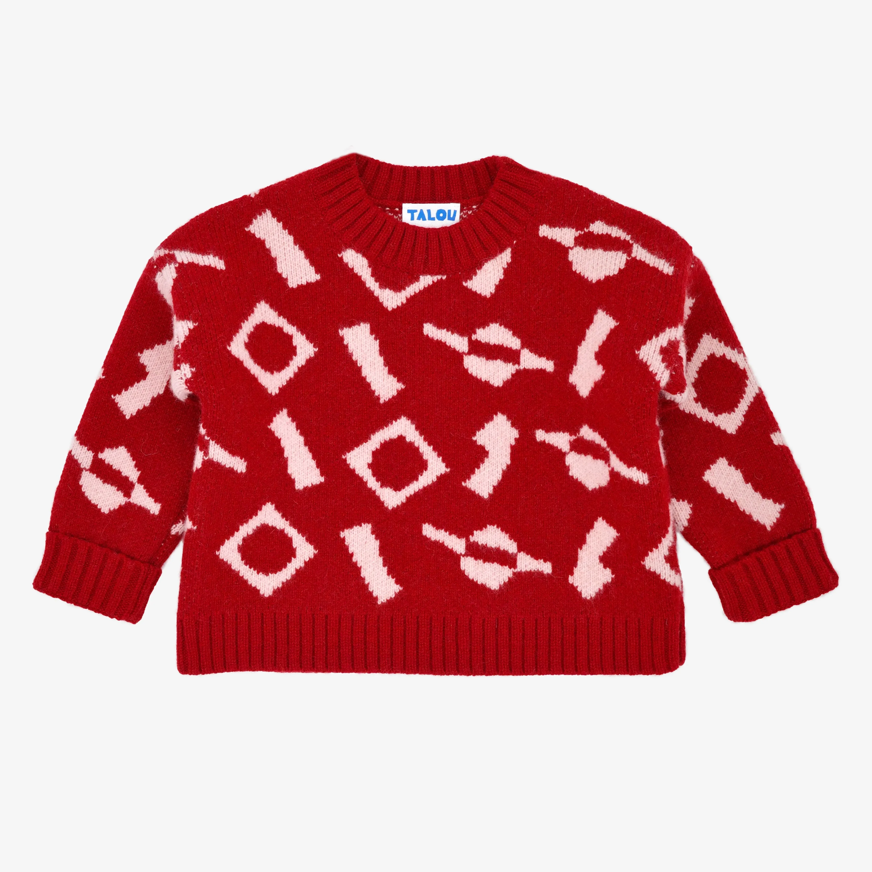 Cut & Stick Jumper - Red