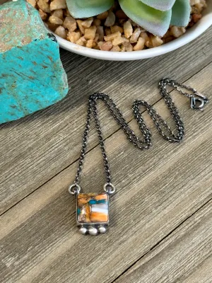 Dalia Square Necklace
