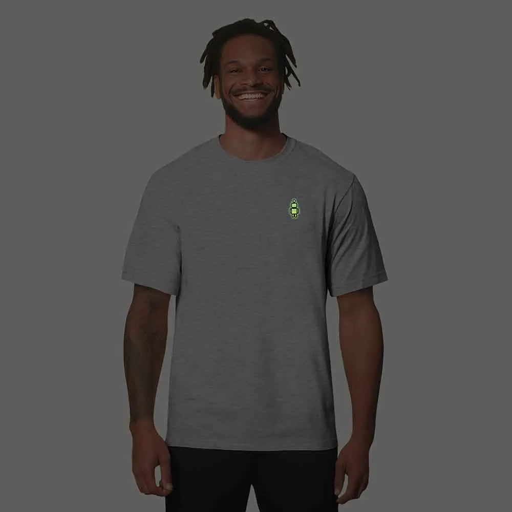 Dalix Robot Relaxed Tee (Glow in the Dark)