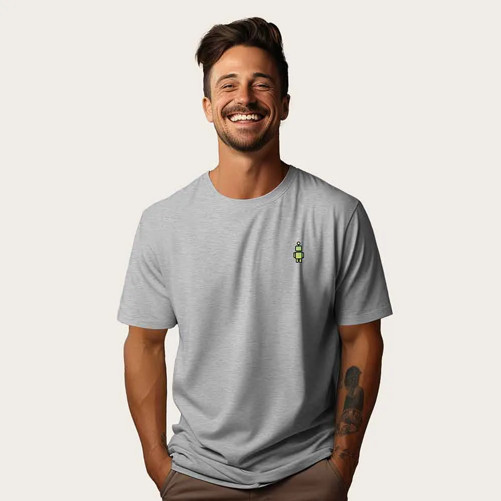 Dalix Robot Relaxed Tee (Glow in the Dark)