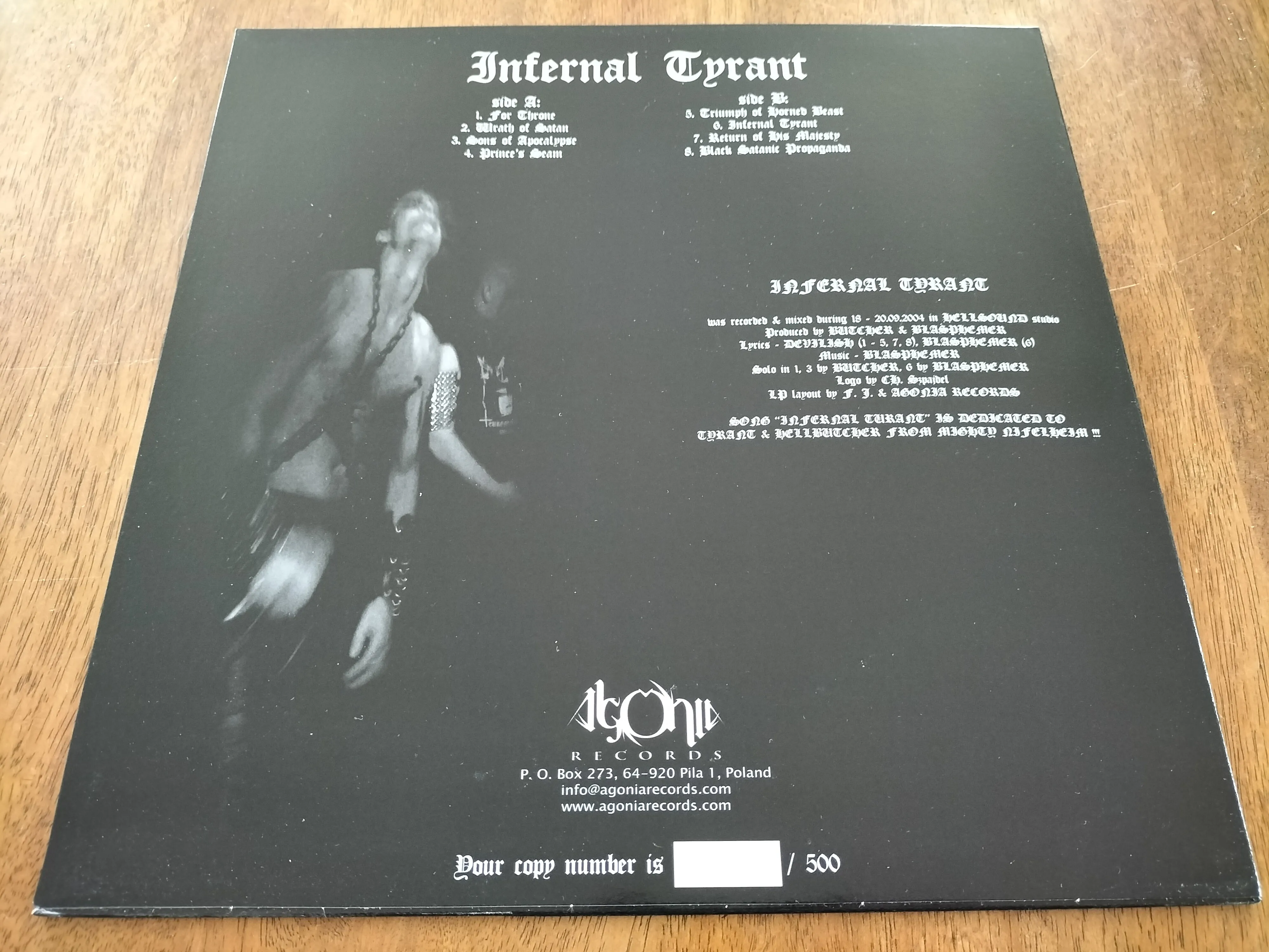 DARK STORM - Infernal Tyrant LP