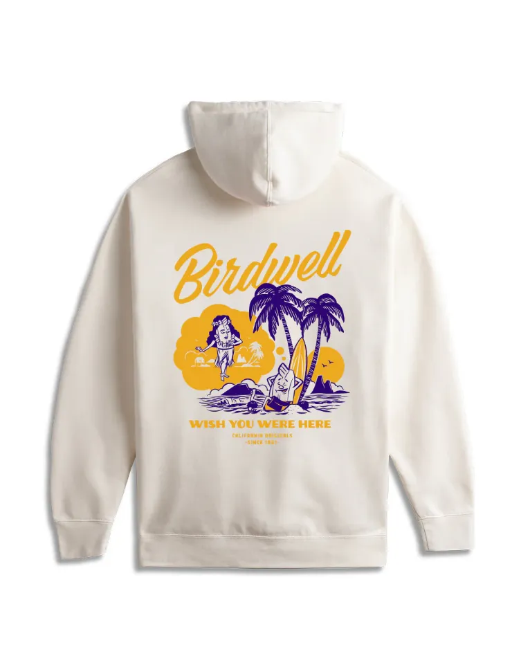 DAYDREAMIN' BIRDIE HOODIE - BONE