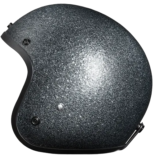 Daytona Cruiser with Visor in Gun Metal Flake