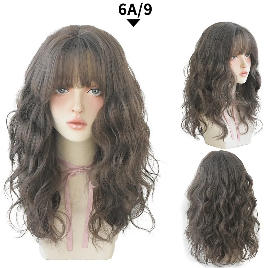 Deep Wave Layered Wig With Bangs