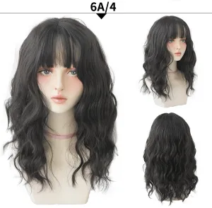 Deep Wave Layered Wig With Bangs