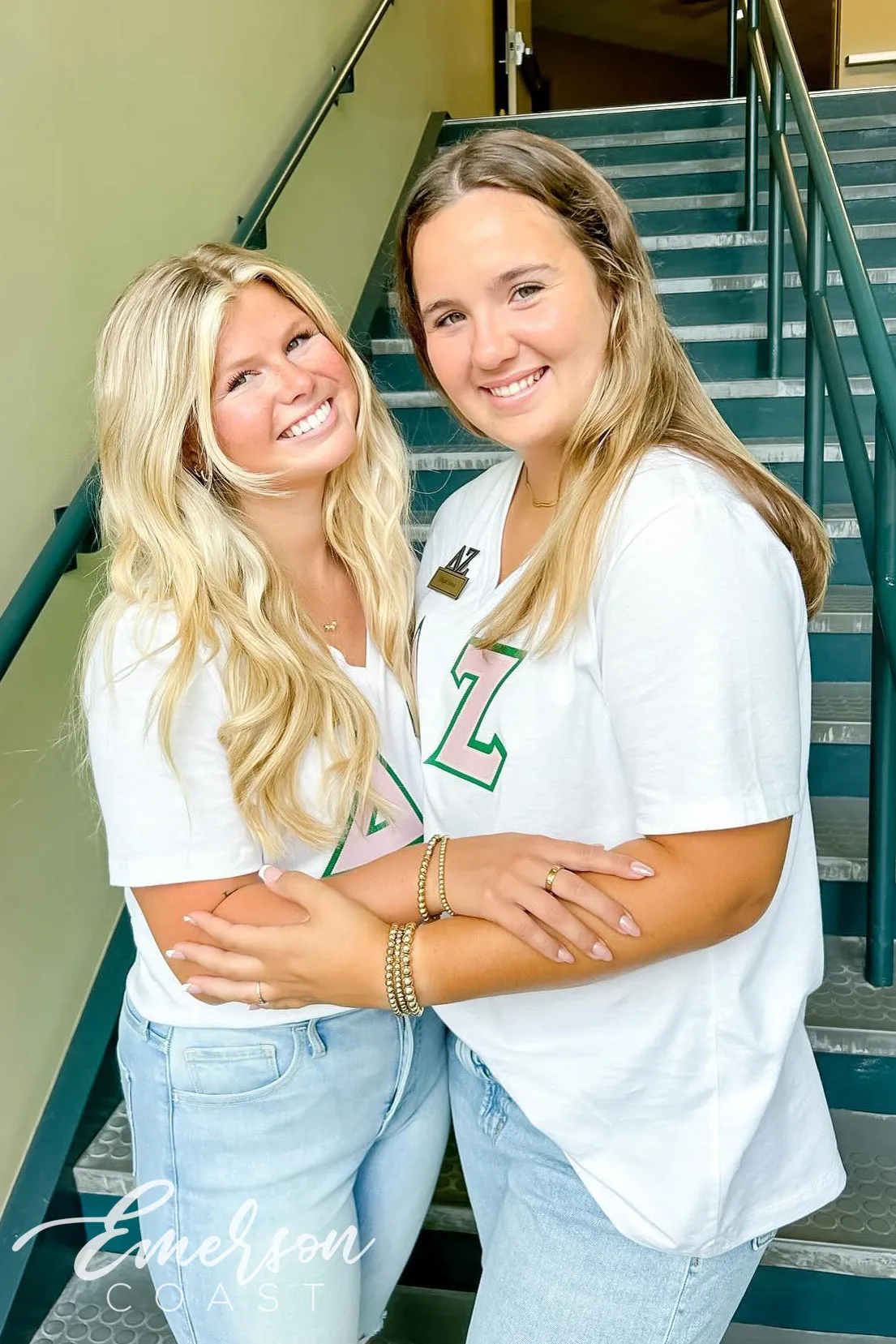 Delta Zeta Recruitment Letter Jersey Vneck