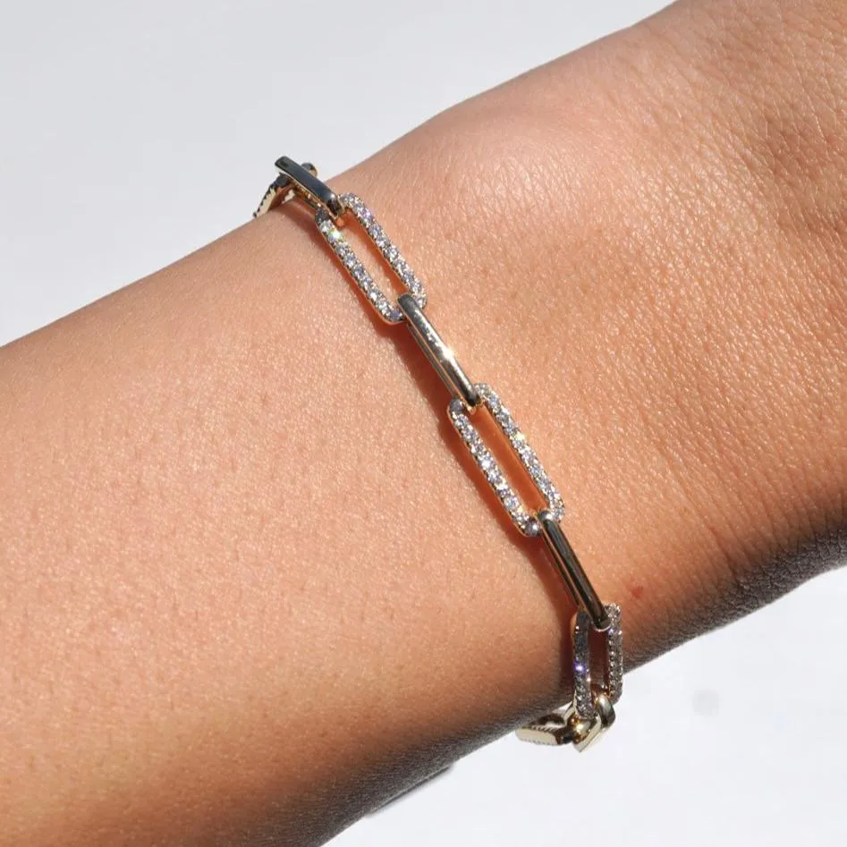 Diamond Linked Up Bracelet