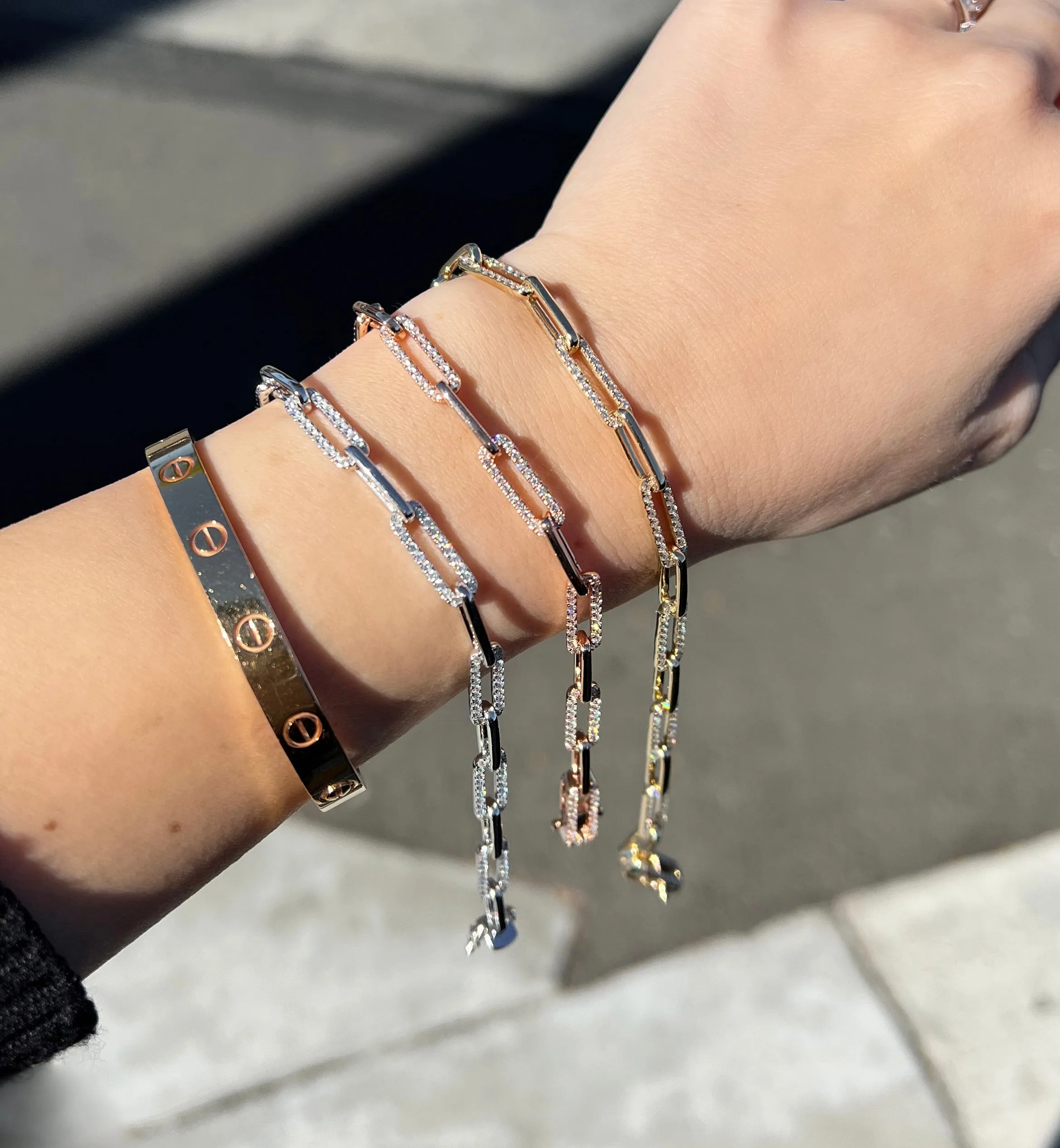 Diamond Linked Up Bracelet