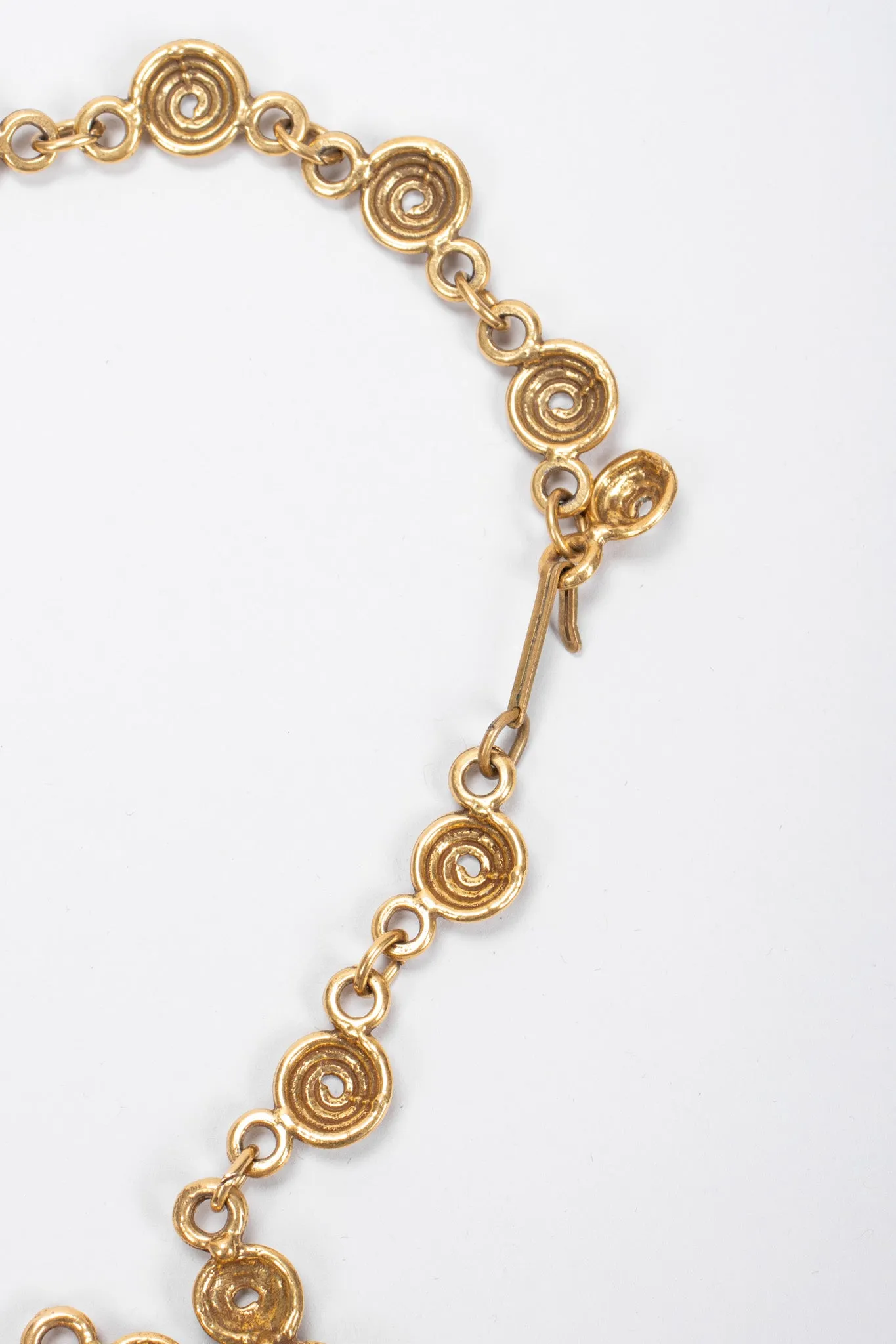 Diamond Swirl Bib Necklace