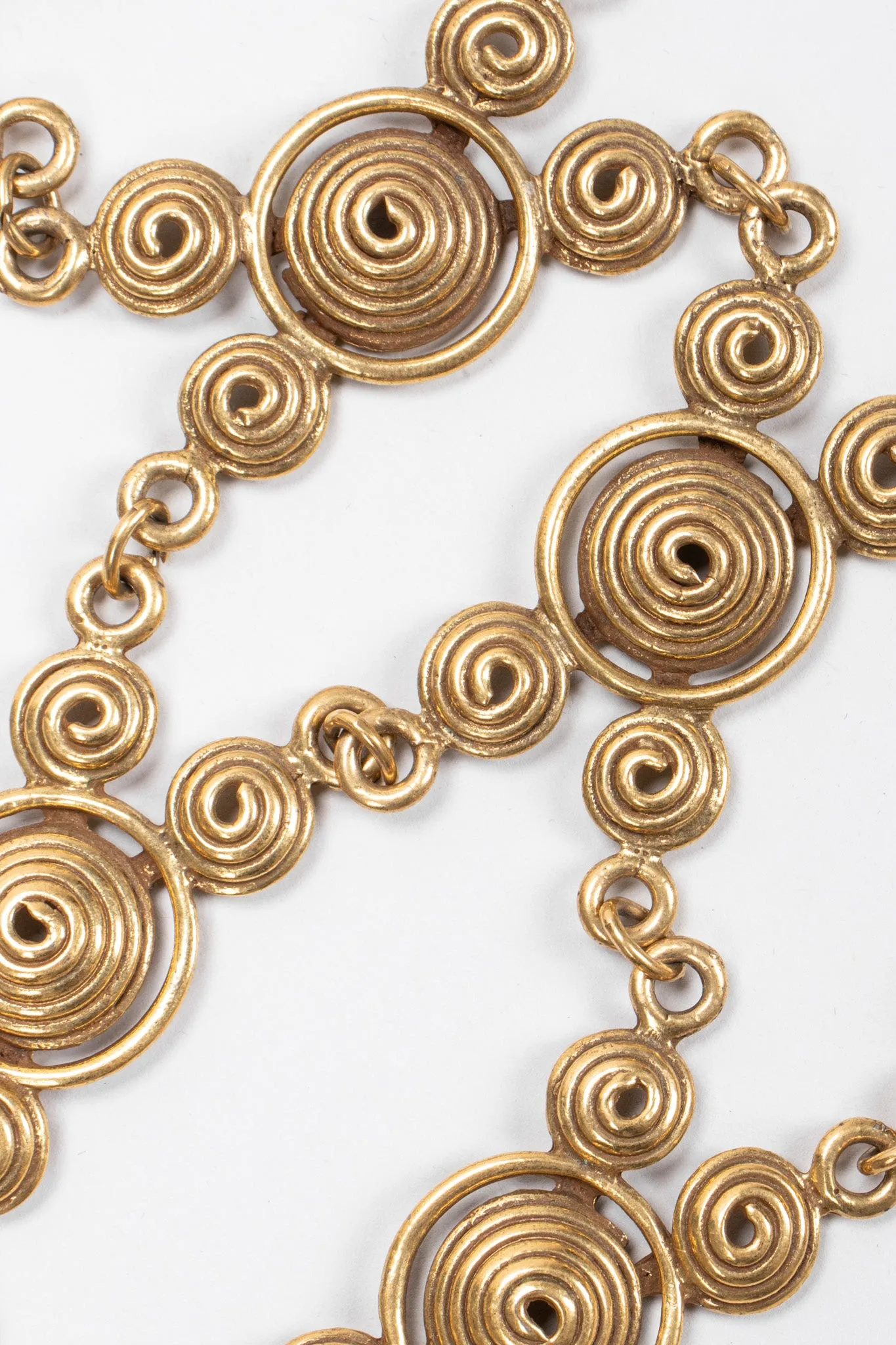 Diamond Swirl Bib Necklace