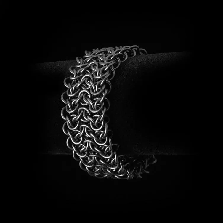 Diamondback Bracelet with Pavé Clasp