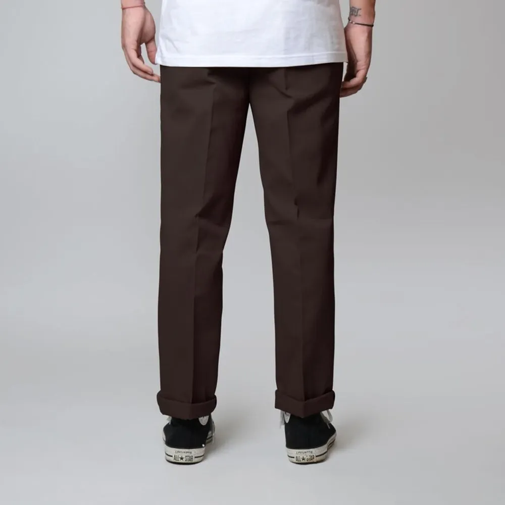 Dickies - 873 Relaxed Slim Mens Pants Chocolate Brown