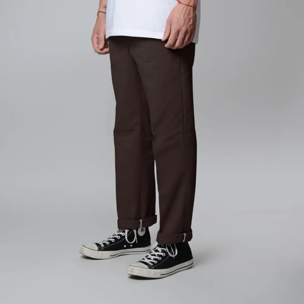 Dickies - 873 Relaxed Slim Mens Pants Chocolate Brown