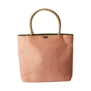 Dior Pink   Green Calf-Hair Handbag