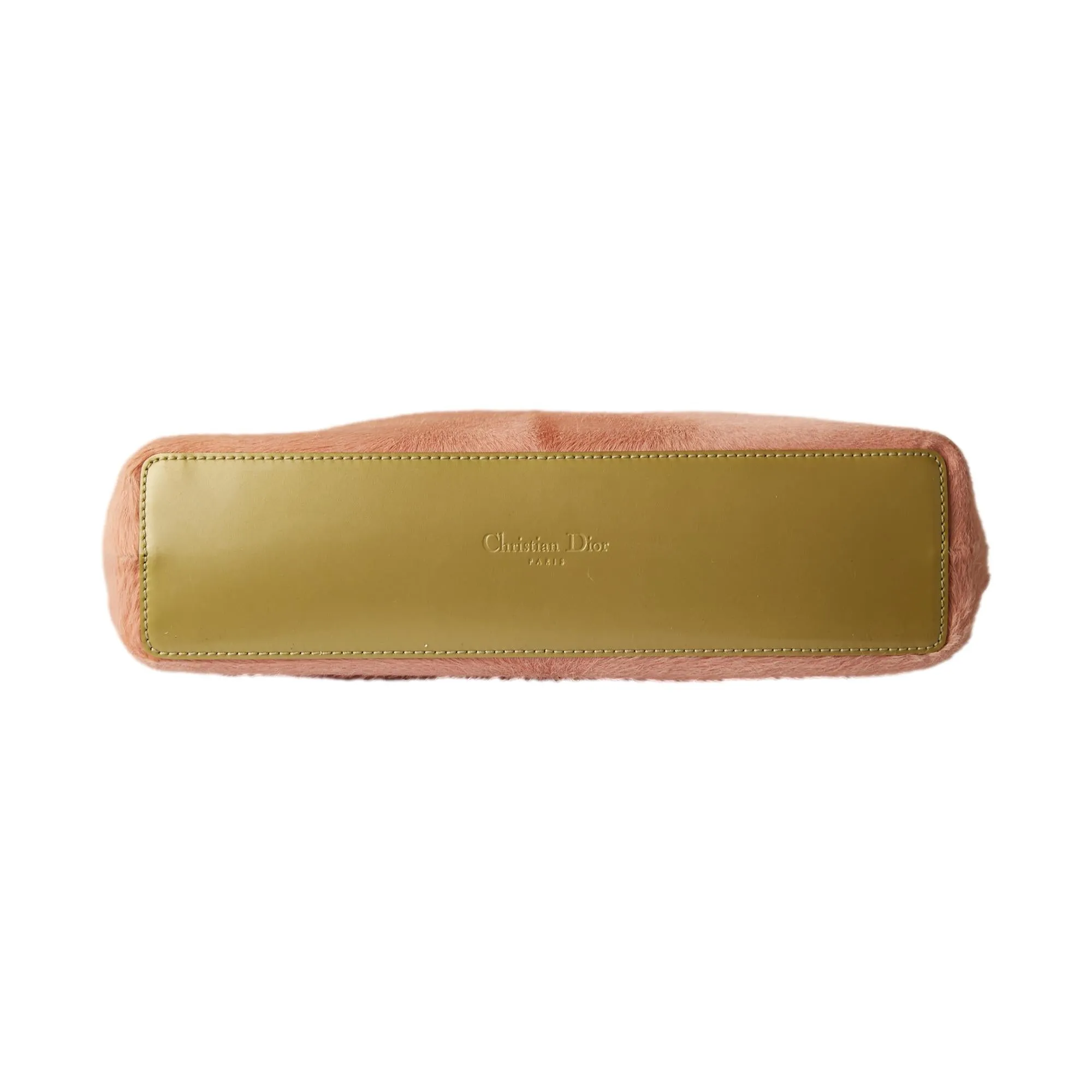 Dior Pink   Green Calf-Hair Handbag