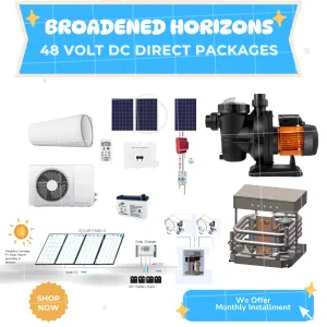 DIY Pre-wired 48v DC-Direct Emergency Generator Replacement Bundle - Inverter   Battery   Generator