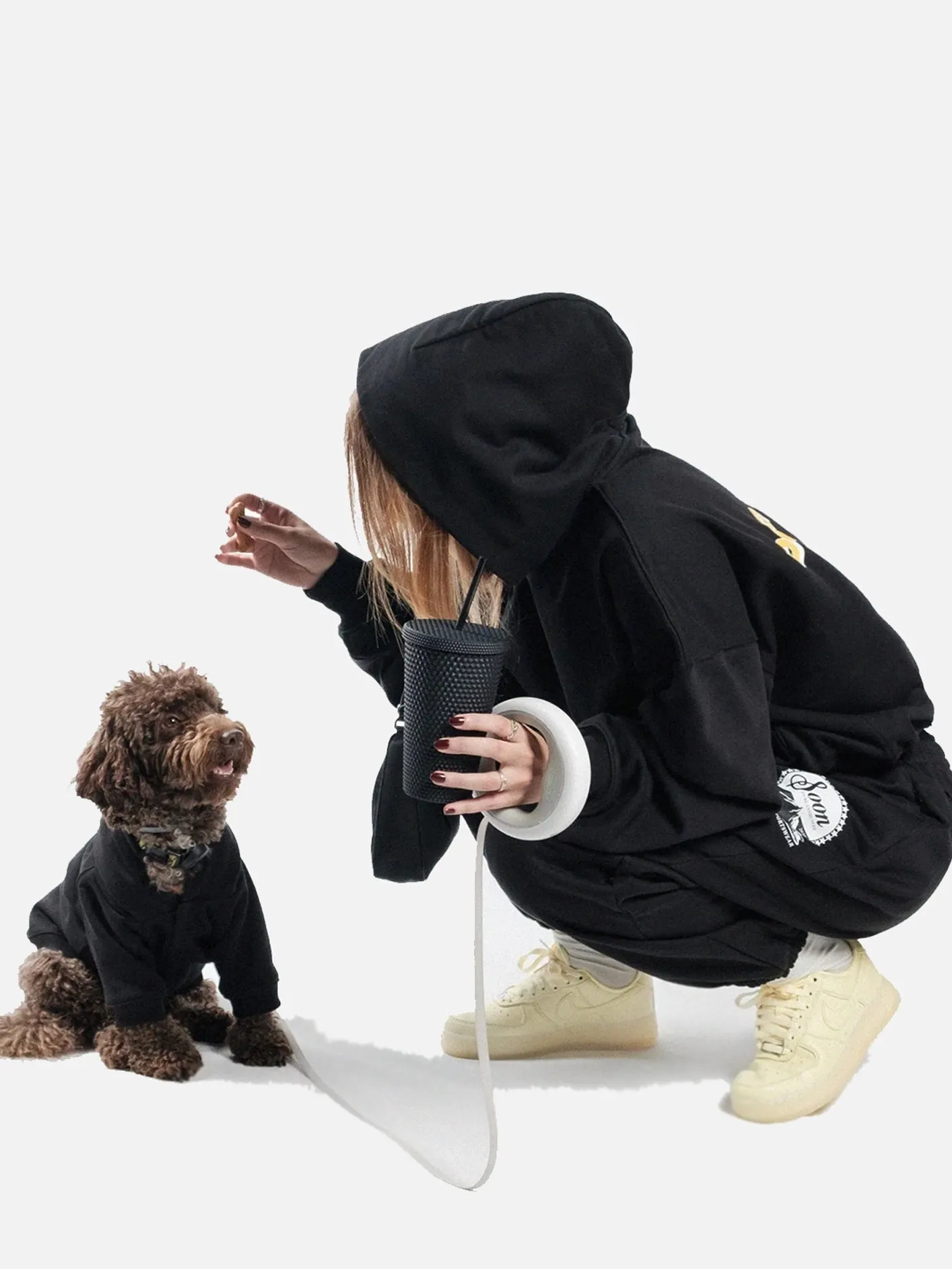 Dog Walker Hoodie - Black