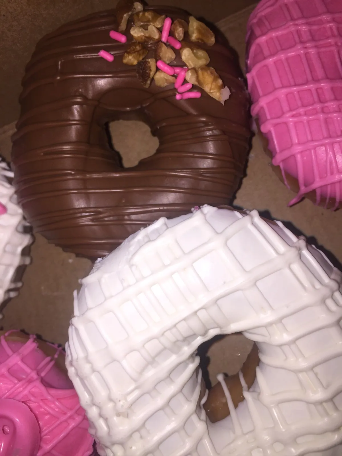 Donuts - Chocolate Covered/Dipped (Breast Cancer)