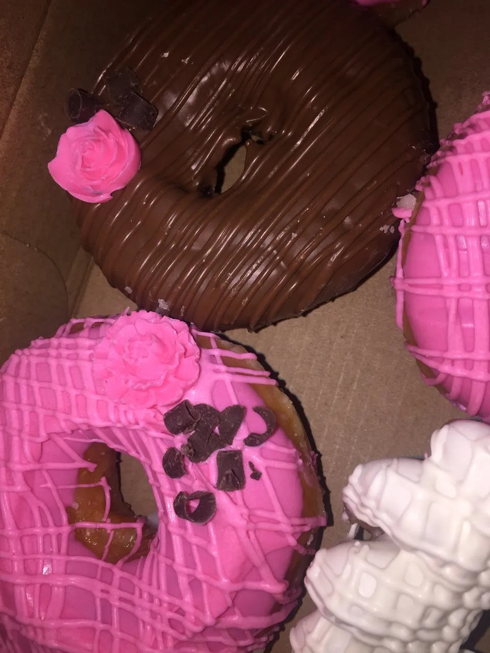 Donuts - Chocolate Covered/Dipped (Breast Cancer)