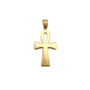 Double-Layered Ankh Pendant (14K)