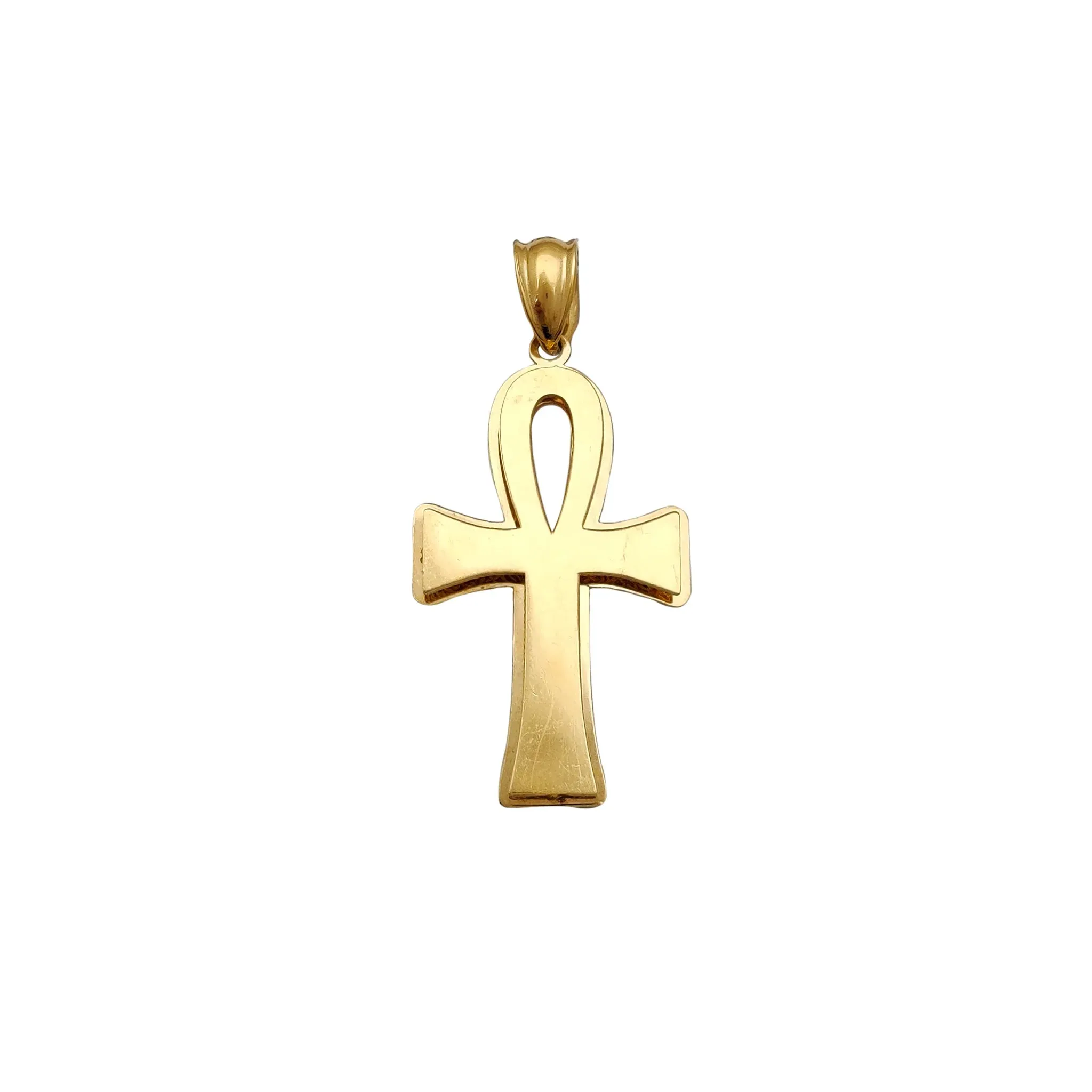 Double-Layered Ankh Pendant (14K)