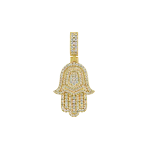 Double-Layered Hamsa Pendant