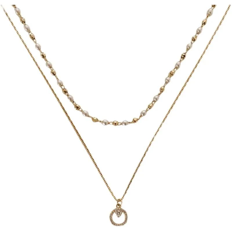 Double Layered Pearl Necklace