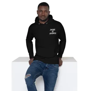 DREAMS OF GREATNESS New School Stitched Hoodie (WHITE)