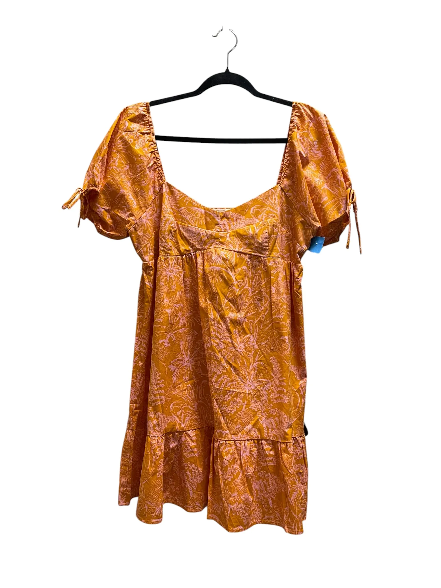 Dress Casual Short By Lush In Orange, Size: L