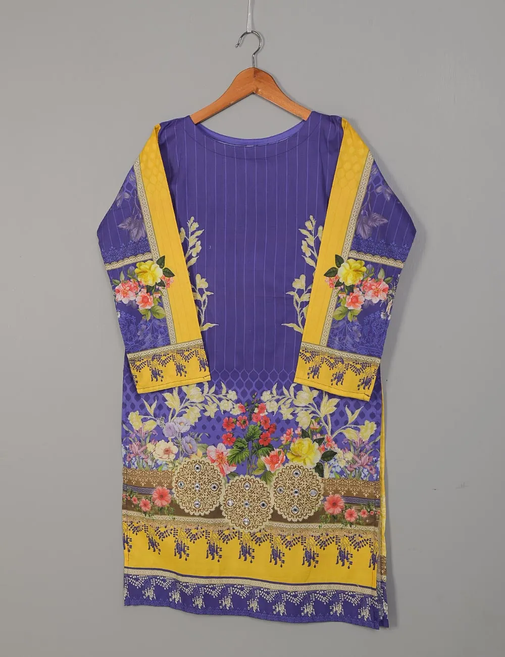 ELT-09 - Digital Lawn Printed Stitched Kurti