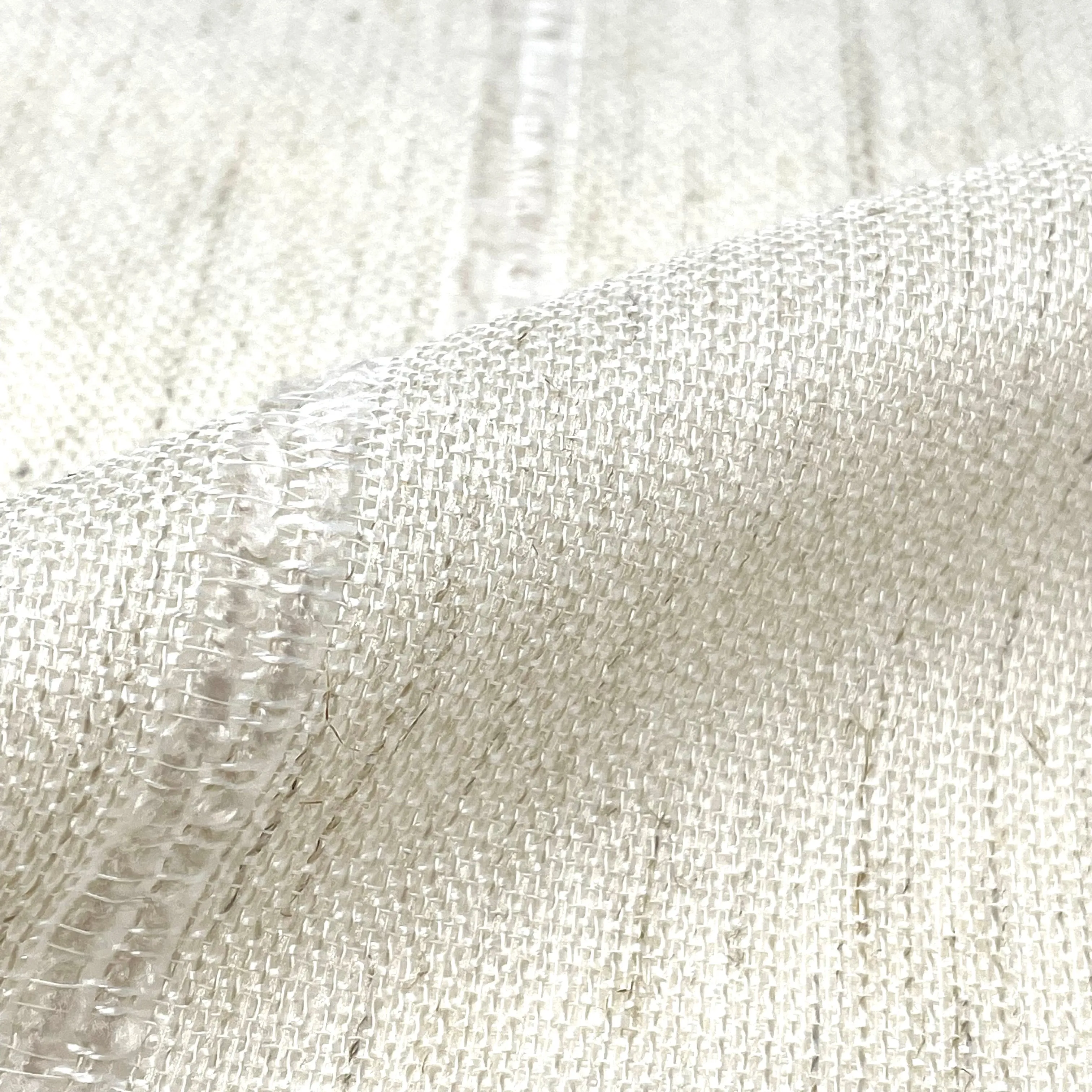 Embroidery Sheer Stripe Linen Flat Relaxed Casual Roman Shade, Farmhouse contemporary Roman Shade/CL1060