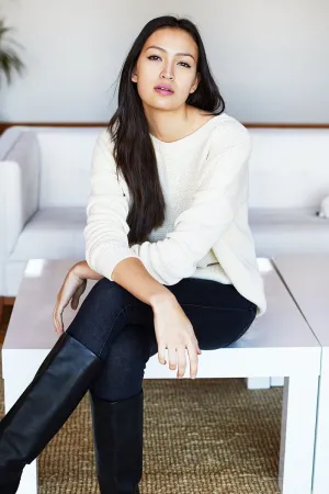 Emerson Fry Carolyn Sweater Ivory