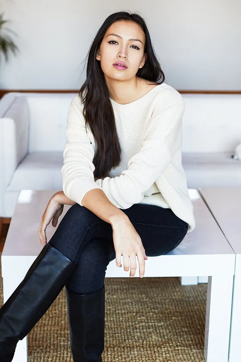 Emerson Fry Carolyn Sweater Ivory
