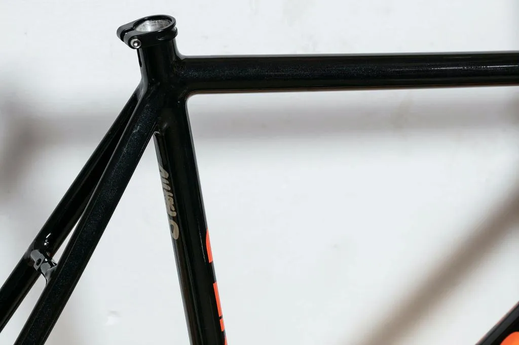 Engine11 CritD Track Frameset - Black & Orange - Extra Large