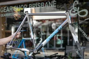 Engine11 CritD Track Frameset - Gunmetal - Extra Large