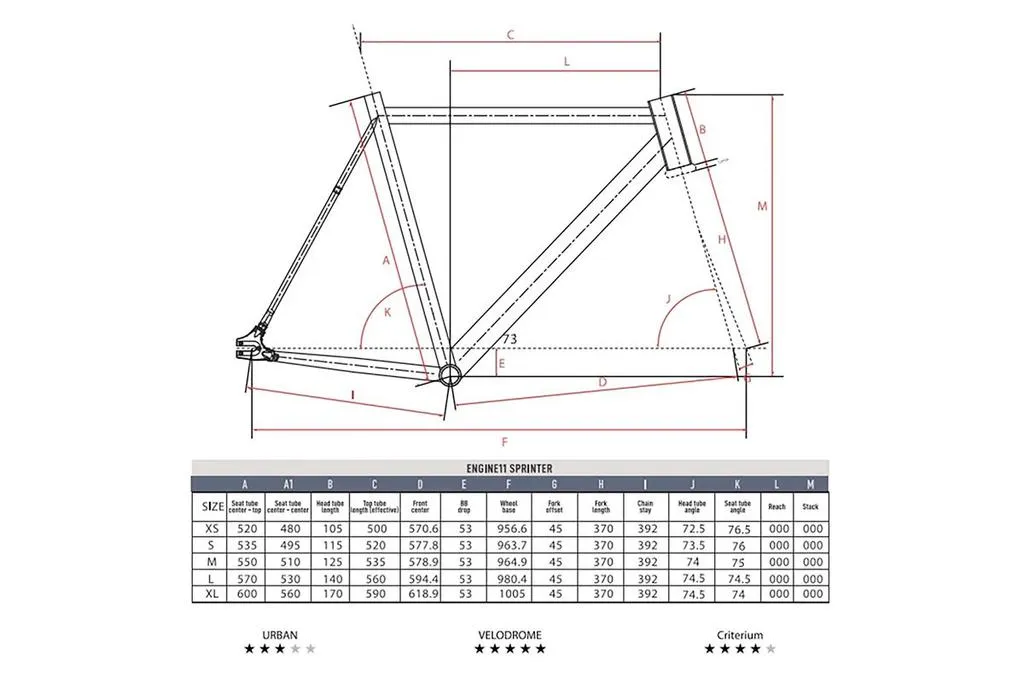 Engine11 Sprinter Track Frame - Black & White Splatter - Large