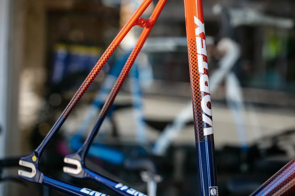 Engine11 Vortex Frameset - Orange/Navy - Medium