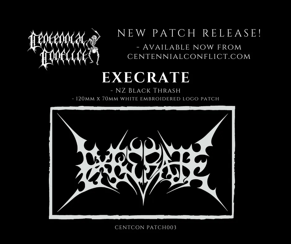 EXECRATE (NZ) - Logo PATCH