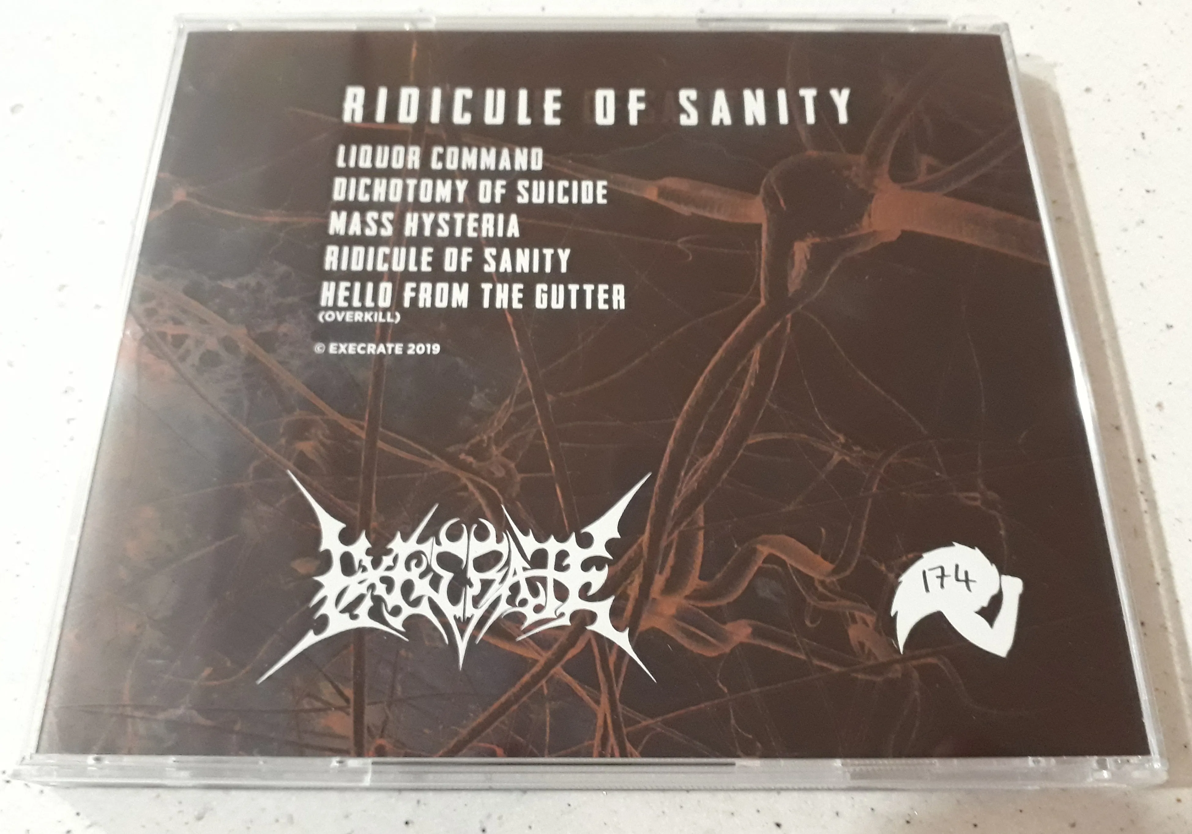 EXECRATE (NZL) - 2019 - Ridicule Of Sanity EP CD