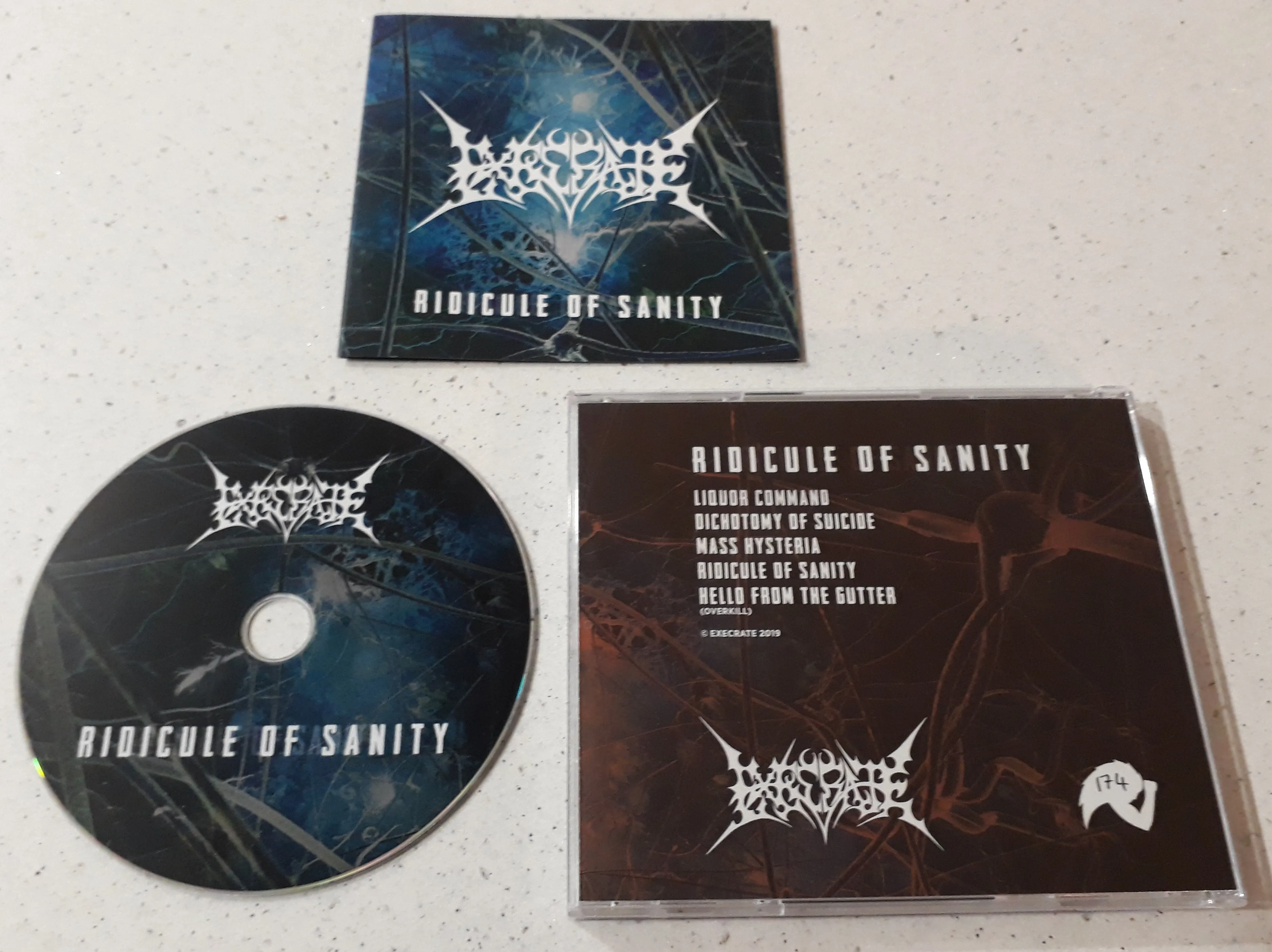 EXECRATE (NZL) - 2019 - Ridicule Of Sanity EP CD