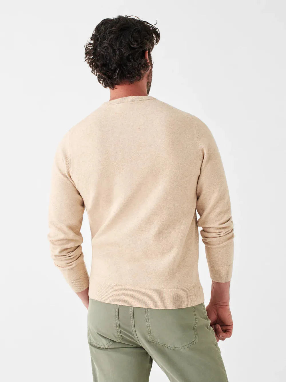 Faherty - Jackson Hole Crew Sweater - Winter Wheat