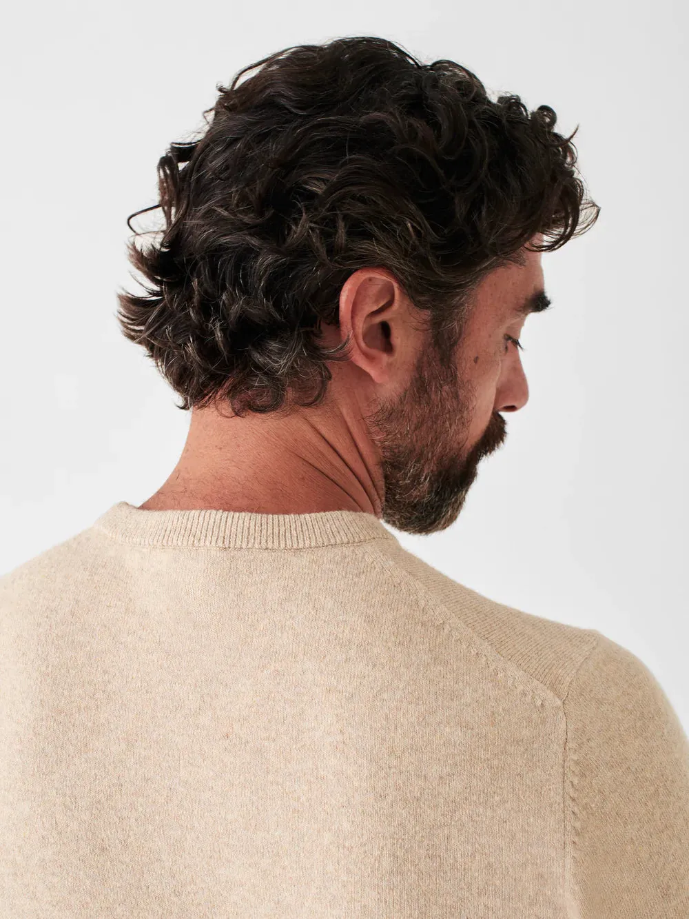 Faherty - Jackson Hole Crew Sweater - Winter Wheat