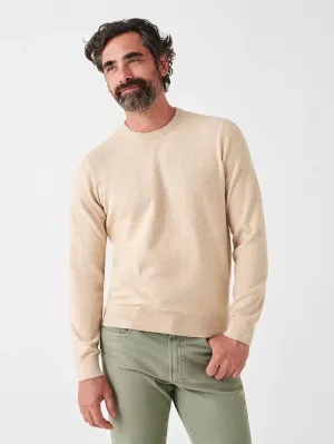 Faherty - Jackson Hole Crew Sweater - Winter Wheat